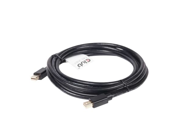 CLUB3D Mini DisplayPort 1.2 HBR2 Cable M/M 2m/6.56ft 4K60Hz