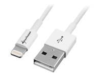 Sharkoon - HDMI-kabel med Ethernet - HDMI hann til HDMI hann - 2 m - skjermet - hvit - 4K-støtte