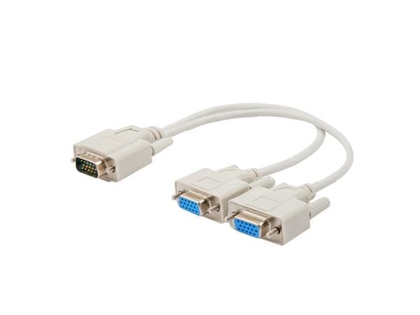 SAVIO CL-66 - Videosplitter - 2 x VGA - stasjonær