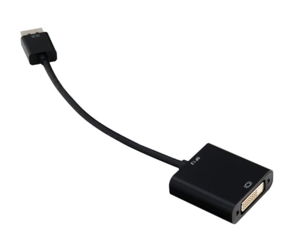 Sharkoon - Displayadapter - DisplayPort (hann) til DVI-D (hunn) - 15 cm - svart