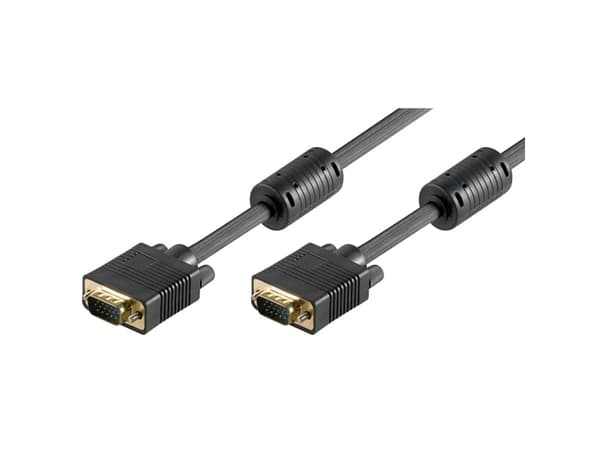 Delock - VGA-kabel - HD-15 (VGA) (hann) til HD-15 (VGA) (hann) - 15 m