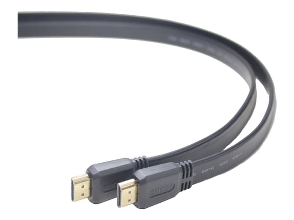 Cablexpert - HDMI-kabel med Ethernet - HDMI hann til HDMI hann - 1 m - svart - flat