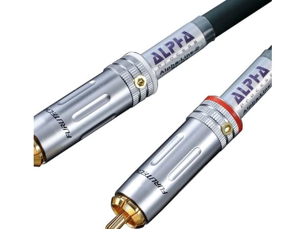 Furutech ADL RCA (Cinch) x2 - RCA (Cinch) x2 1m kaapeli musta