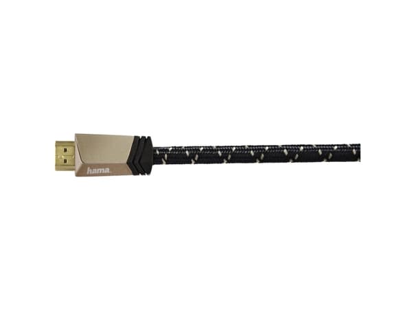 Hama Premium - HDMI-kabel med Ethernet - HDMI hann til HDMI hann - 1.5 m - bronsekaffe - 4K-støtte