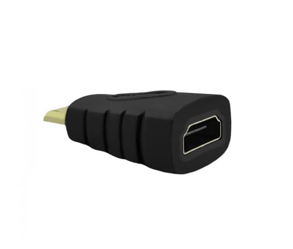 Qoltec - HDMI-adapter - 19 pin mini HDMI Type C hann til HDMI hunn