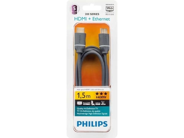 Philips SWV4432S - HDMI-kabel - HDMI hane till HDMI hane - 1.5 m