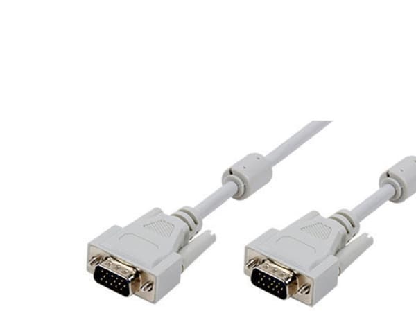 LogiLink 5m, VGA/VGA, M/M, 5 m, VGA (D-Sub), VGA (D-Sub), Grå, Hankjønn/hankjønn