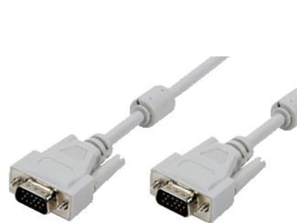 LogiLink 5m, VGA/VGA, M/M, 5 m, VGA (D-Sub), VGA (D-Sub), Grå, Hankjønn/hankjønn