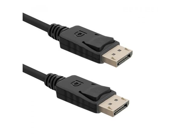Qoltec - DisplayPort-kabel - DisplayPort (hann) til DisplayPort (hann) - 2 m - låst