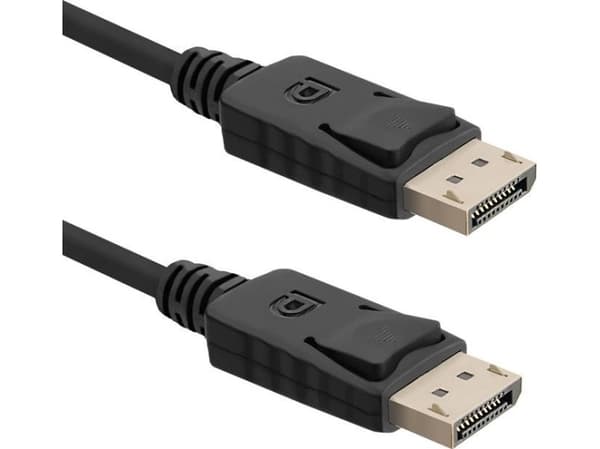 Qoltec - DisplayPort-kabel - DisplayPort (hann) til DisplayPort (hann) - 2 m - låst