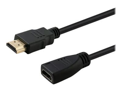 Savio CL-132, 1 m, HDMI-tyyppi A (vakio), HDMI-tyyppi A (vakio), 3D, Äänen paluukanava (ARC), Musta