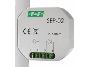 F&amp;F 1A 1000V ohjaussignaalin erotin - SEP-02