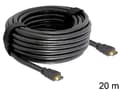 Pikkukuva 3 / 5: DeLOCK 20m, HDMI - HDMI, 20 m, HDMI-tyyppi A (vakio), HDMI-tyyppi A (vakio), 4096 x 2160 pikseliä, 10,2 Gbit/s, Musta