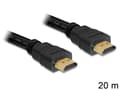 Pikkukuva 2 / 5: DeLOCK 20m, HDMI - HDMI, 20 m, HDMI-tyyppi A (vakio), HDMI-tyyppi A (vakio), 4096 x 2160 pikseliä, 10,2 Gbit/s, Musta