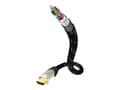 Miniatyrbilde 1 av 5: in-akustik Excellence - High Speed - HDMI-kabel - HDMI hann til HDMI hann - 3 m - skjermet - svart, sølv - solid, 4K-støtte