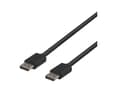 Miniatyrbild 4 av 5: DELTACO DP8K-1020 - DisplayPort-kabel - DisplayPort (hane) till DisplayPort (hane) - DisplayPort 1.4 - 2 m - svart
