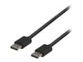 Miniatyrbild 1 av 5: DELTACO DP8K-1020 - DisplayPort-kabel - DisplayPort (hane) till DisplayPort (hane) - DisplayPort 1.4 - 2 m - svart