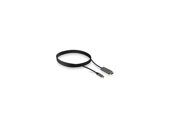 ICY BOX HDMI Tilslutningskabel HDMI-A-stik 1.8 m Sort, Sølv 60373 #####4K UHD HDMI-kabel