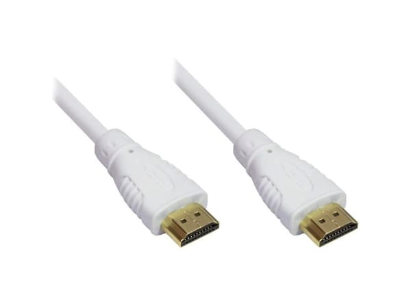 Techly ICOC HDMI-4-030NWT, 3 m, HDMI Typ A (standard), HDMI Typ A (standard), 4096 x 2160 pixlar, 3D kompatibilitet, Vit