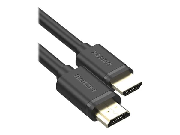 Unitek - HDMI-kabel med Ethernet - HDMI han til HDMI han - 2 m - sort