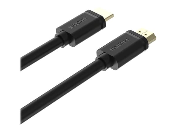 Unitek - HDMI-kabel med Ethernet - HDMI han til HDMI han - 2 m - sort