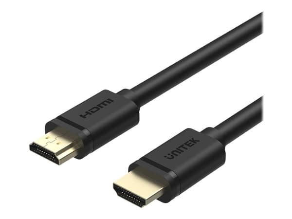 Unitek - HDMI-kabel med Ethernet - HDMI han til HDMI han - 2 m - sort