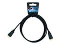 Miniatyrbild 1 av 5: iBOX HD01 - HDMI-kabel med Ethernet - HDMI han till HDMI han - 1,5 m - sort