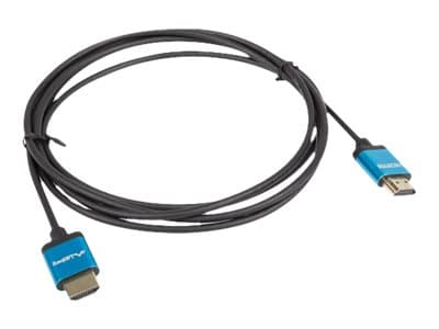 Lanberg - Premium hög hastighet - HDMI-kabel med Ethernet - HDMI hane till HDMI hane - 50 cm - svart - stöd för 4K, stöd för 1080p