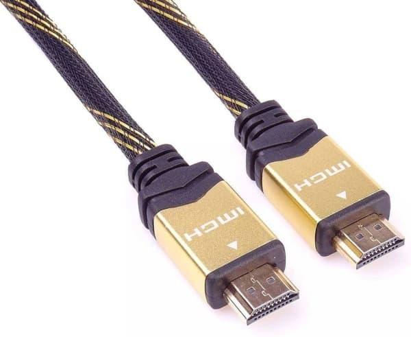 PremiumCord HDMI - HDMI-kabel 2m gull (kphdmet2)