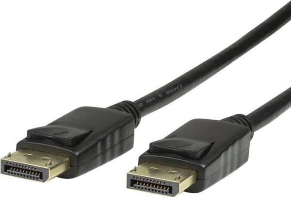 LogiLink CV0077, 10 m, DisplayPort, DisplayPort, Hankjønn, Hankjønn, Sort