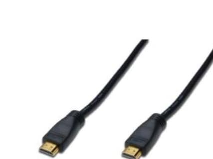 DIGITUS - HDMI-kabel - HDMI hann til HDMI hann - 20 m - dobbeltisolert - svart