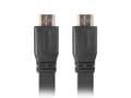 Miniatyrbilde 4 av 5: Lanberg - Premium High Speed - HDMI-kabel med Ethernet - HDMI hann til HDMI hann - 5 m - svart - flat, 4K-støtte, 1080p-støtte