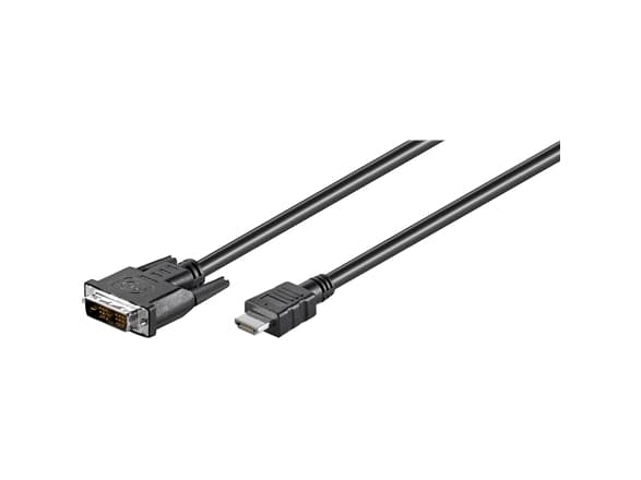 Goobay 50580, 2 m, HDMI, DVI-D, Hankjønn, Hankjønn, Rett