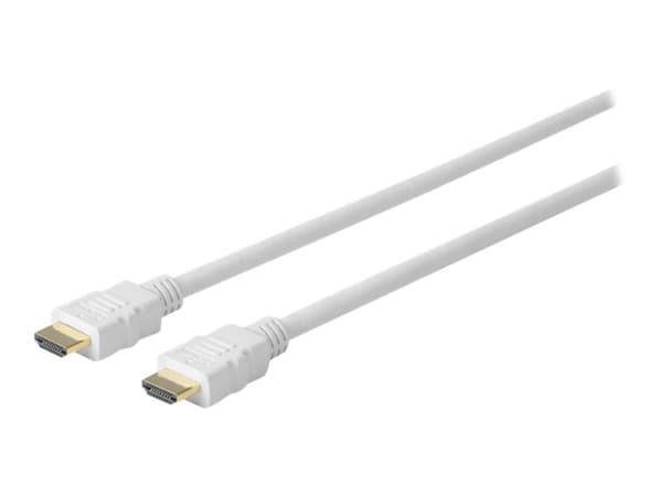 VivoLink Pro - HDMI-kabel - HDMI hann til HDMI hann - 7.5 m - trippel beskyttelse - hvit - formstøpt, 4K-støtte