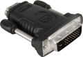 Miniatyrbilde 4 av 5: Goobay A 333 (HDMI 19pin F/DVI-D 24+1pin M), HDMI 19pin F, DVI-D 24+1pin M, Sort