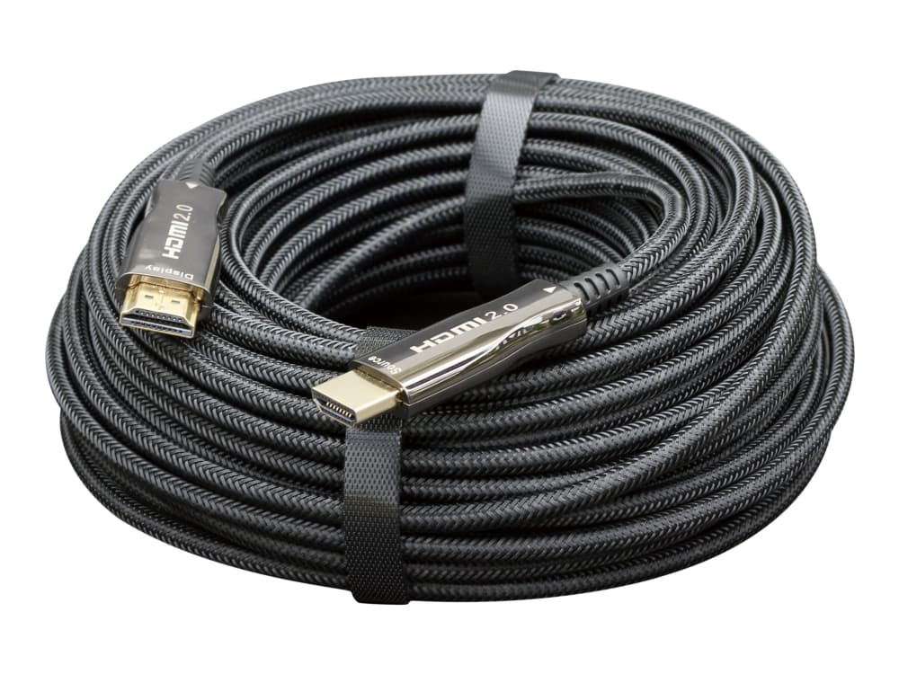 Cablexpert AOC Premium Series - Høy hastighet HDMI med Ethernet-kabel - HDMI (hann) til HDMI (hann) - 30 m - fiberoptisk - 4K-støtte, Active Optical