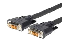 VivoLink Pro - DVI-kabel - DVI-D (hann) til DVI-D (hann) - 15 m - formstøpt, tommelskruer - svart