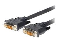 VivoLink Pro - DVI-kabel - DVI-D (hann) til DVI-D (hann) - 15 m - formstøpt, tommelskruer - svart