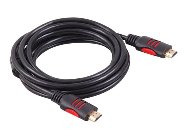 Maclean MCTV-813 - High Speed - HDMI-kabel med Ethernet - HDMI hann til HDMI hann - 3 m - skjermet - 4K-støtte