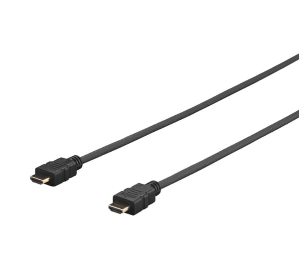 VivoLink Pro HDMI Slim - HDMI-kabel - HDMI hann til HDMI hann - 5 m - skjermet - svart - formstøpt