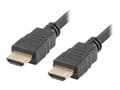 Miniatyrbilde 3 av 5: Lanberg - High Speed - HDMI-kabel med Ethernet - HDMI hann til HDMI hann - 1.8 m - skjermet - svart - 4K-støtte (en pakke 10)