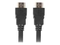 Miniatyrbilde 1 av 5: Lanberg - High Speed - HDMI-kabel med Ethernet - HDMI hann til HDMI hann - 1.8 m - skjermet - svart - 4K-støtte (en pakke 10)