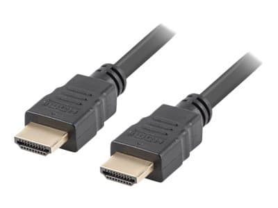 Lanberg CA-HDMI-13CC-0030-BK, 3 m, HDMI-tyyppi A (vakio), HDMI-tyyppi A (vakio), 3D, 10,2 Gbit/s, Musta