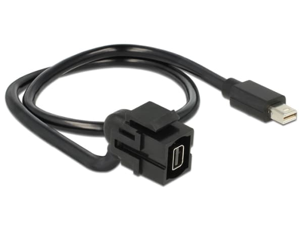 Delock - Påknipsbar mulighetsmodulfrontplate - mini-DisplayPort