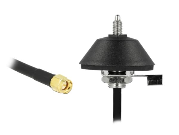 Delock - Antennbas för antenn - svart