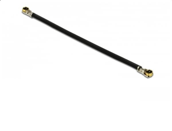 Delock - Antennekabel - MHF 4L plugg til MHF 4L plugg - 4.5 cm - koaksial - svart
