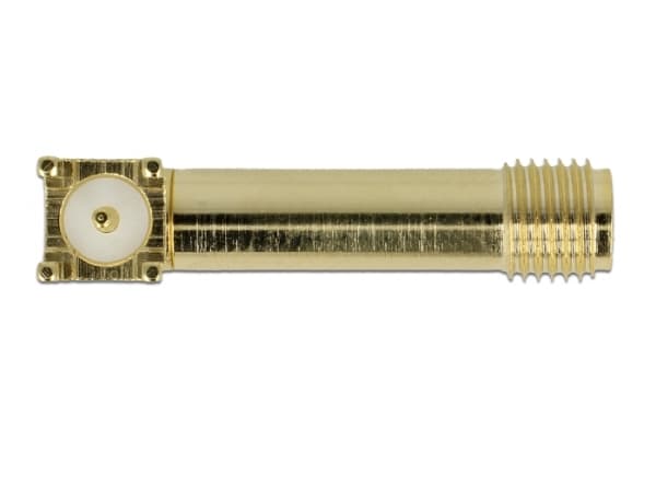 DeLOCK 65845, SMA, SMA, guld, 0 - 6000 Mhz, 50 ohm (O), 500 V