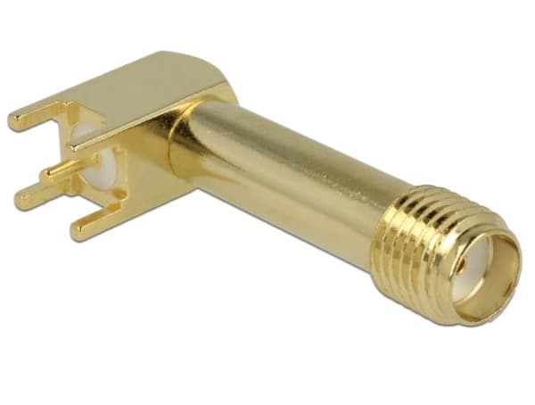 DeLOCK 65845, SMA, SMA, guld, 0 - 6000 Mhz, 50 ohm (O), 500 V