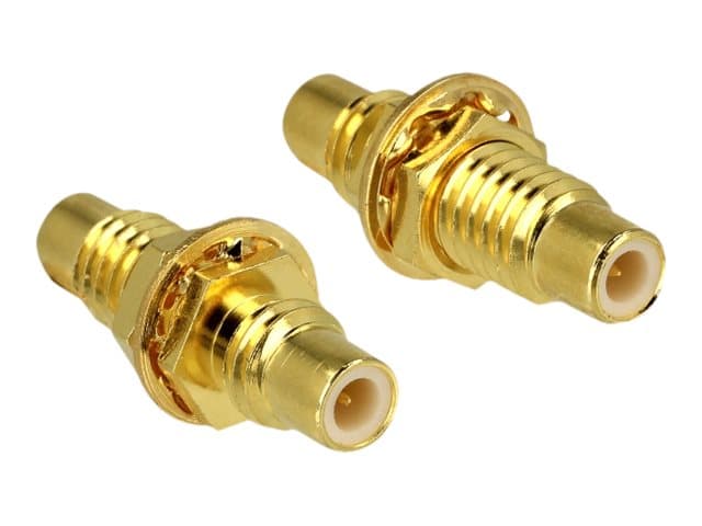Delock - RF-adapter - SMC hane till SMC hane kan monteras på panel