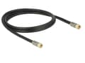 Miniatyrbild 3 av 3: Delock Premium - RF-kabel - F-kontakt hane till F-kontakt hane - 10 m - fyrdubbelt skärmad - 120 dB - svart